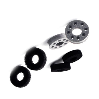4 Pair/Set Precision Ring Sponge Sleeves - Shock Absorber Positioning for PS4, PS5, Xbox One, Switch Controllers