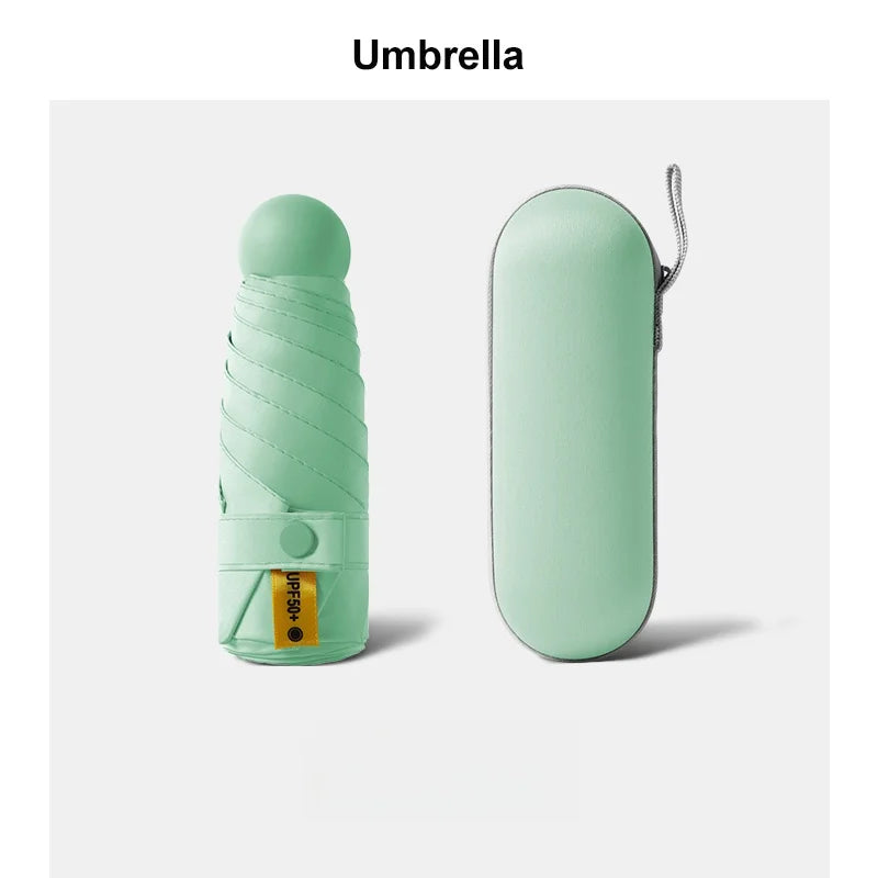 Flat 50% Off Women’s Sun Protection Parasol – Anti-UV Dual-Use Sunny & Rainy Pocket Umbrella