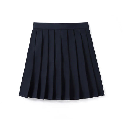 Women’s High Waist A-Line Skirt – Summer Harajuku Style Black Mini Pleated School Girl Uniform