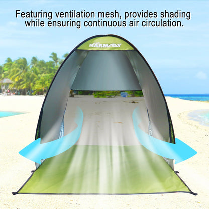 UV-Resistant Waterproof Pop-Up Beach Tent – Sun Shade Shelter for Camping