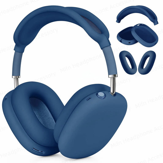 Silicone Protective Case for AirPods Max 2024 – Ear Protection Earmuff Cover for Headphones