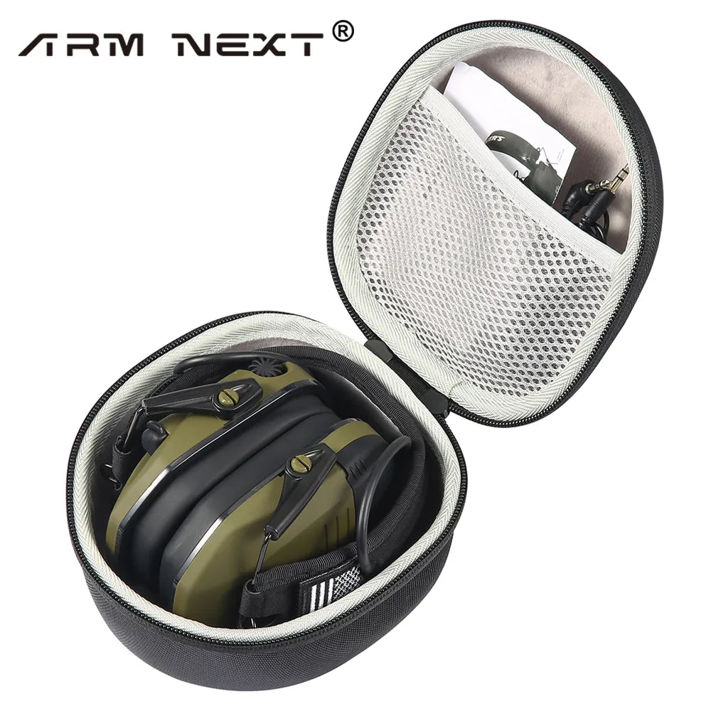 Protective Hard Case for Howard Leight Impact Sport Earmuff | ARM NEXT Shockproof Travel Bag | Keep Your Earmuffs Safe On-the-Go!