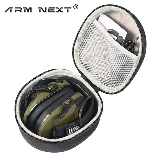 Protective Hard Case for Howard Leight Impact Sport Earmuff | ARM NEXT Shockproof Travel Bag | Keep Your Earmuffs Safe On-the-Go!