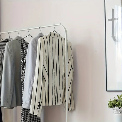 10PCS Metal Non-Slip Clothes Hangers – Durable Space-Saving Wardrobe Organizer for Bedroom & Home