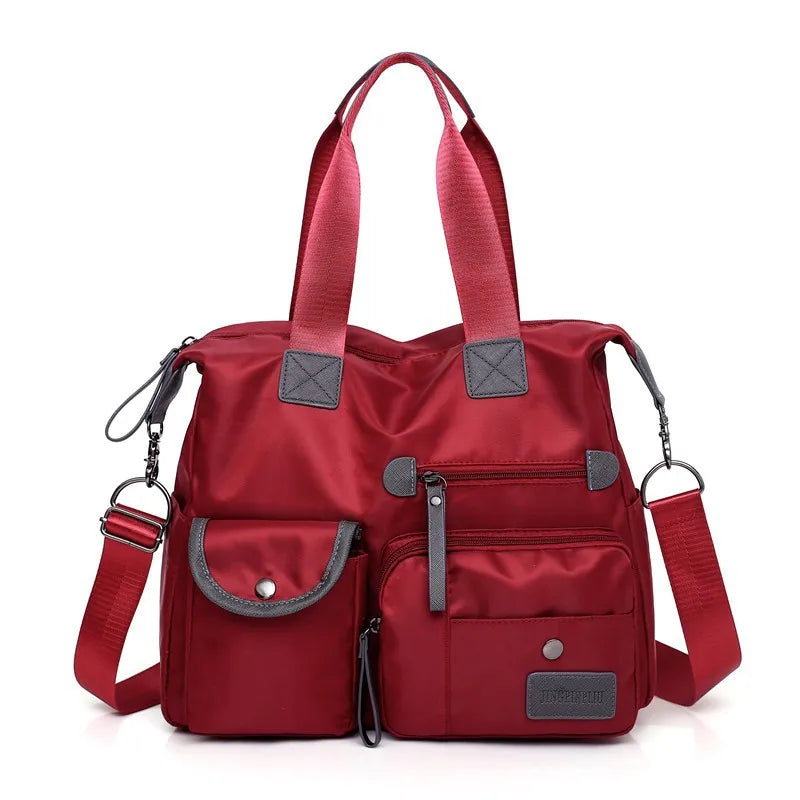 New Fashionable Minimalist Nylon Crossbody Bag - Waterproof, Multi-Functional, Large Capacity with Zipper for Women, Ideal for Travel
