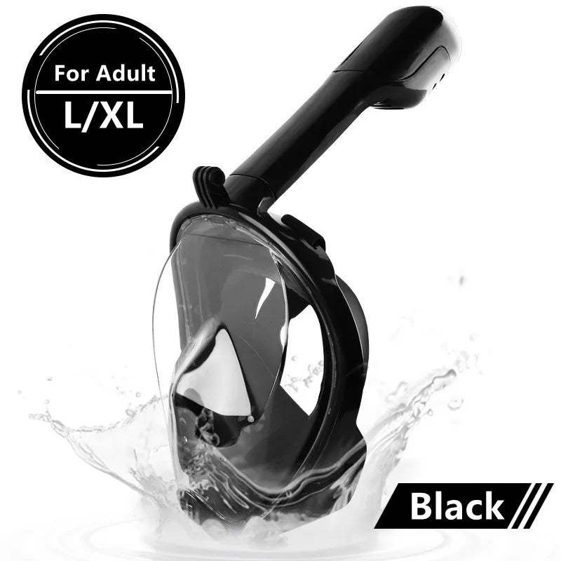Full Face Scuba Diving Mask - Anti-Fog Waterproof Snorkeling Mask for Adults & Kids