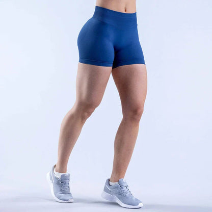 Women’s Gym Impact Running Shorts — Seamless Scrunch Butt Biker & Yoga Athletic Leggings