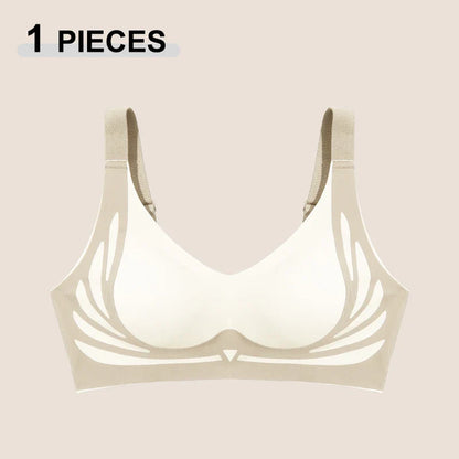 Seamless Push-Up Angel Wings Bra Set for Women – Soft Wireless Comfortable Breathable Lingerie (1 or 2 Pack)