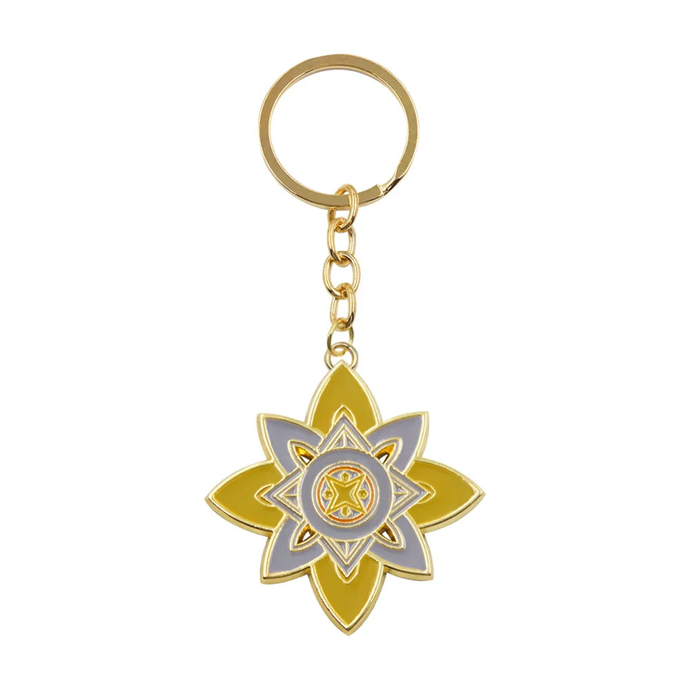 Genshin Impact Venti Eye Keychain 1:1 – Luminous Anime Cosplay Key Ring Backpack Pendant Gaming Accessories Gift