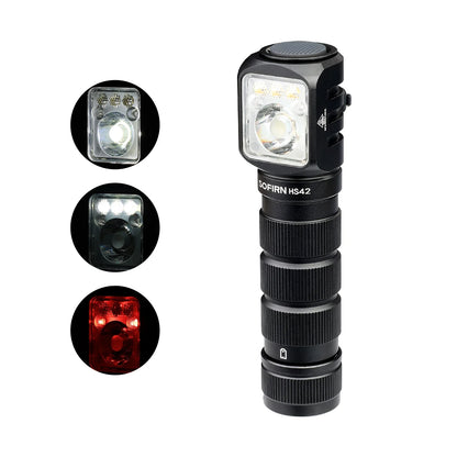 SOFIRN HS42 Headlamp 2100lm USB-C Rechargeable 18650 EDC Flashlight - SST40 LED Torch with Magnetic Power Bank for Camping