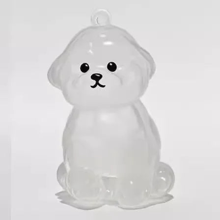 Cute Dog Hair Storage Pendant Keychain – Couple Bag Charm, Car Keychain Jewelry, Souvenir Gift & Decoration Accessory
