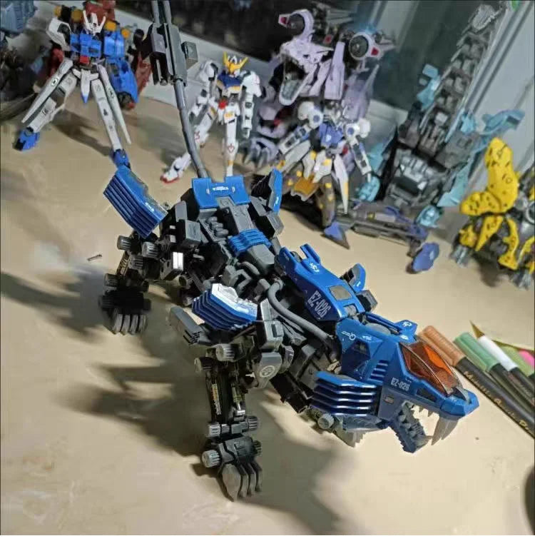 BT ZOIDS RPZ-03 Shield Liger Model Kit — 1:72 Scale Full Action Plastic Building Blocks for Birthday & Christmas Gifts