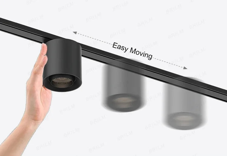 Ultra-Thin 6mm Magnetic Track Light – Dimmable LED Spot Lamp with Smart Tuya Zigbee Gateway