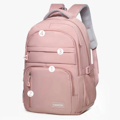 Large Capacity Lightweight College Backpack with Laptop Compartment, Durable Travel & Outdoor Sports School Bag
