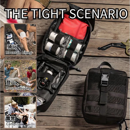 MOLLE IFAK Waist Pouch - Hunting EDC Survival Medical Bag for Outdoor Camping Hiking and Emergency Gear