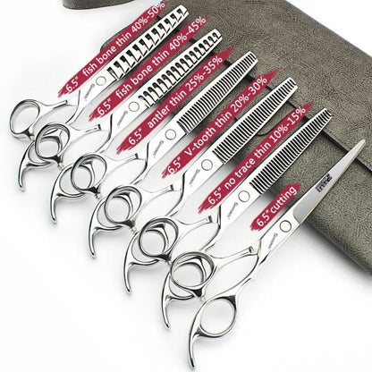 Professional Japanese Hair Cutting & Thinning Scissors – 6''/6.5''/7''/7.5'' Sharp Barber Shears for Salon & Home Use