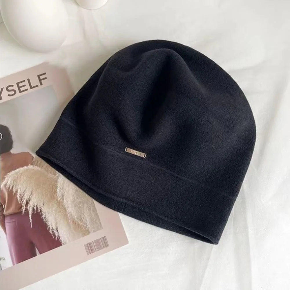 2022 Women’s Cashmere Blend Winter Hat – Soft Warm Wool Skullies, Beanies, Fedora Retro Beret, Boutique Style