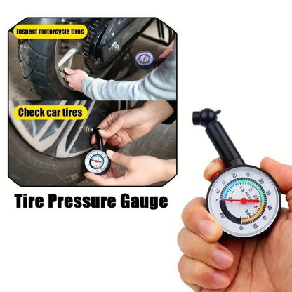 High Precision Car Tire Pressure Gauge – Auto Tire Inflation and Deflation Measurement Meter | Tyre Pressure Detector