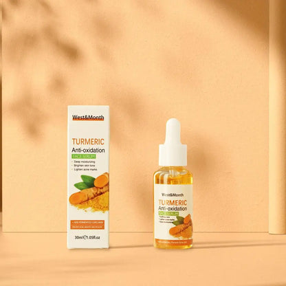 Turmeric Face Whitening Serum – Anti-Oxidation Dark Spot Corrector for Facial Brightening & Skin Clarity