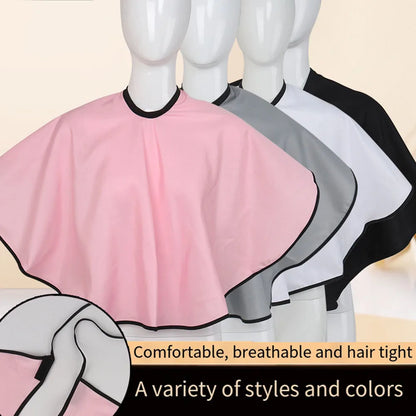 Hair Dye Tools – Short Square Black Waterproof Hairdressing Cape, Barber Salon Cutting Cloth Wrap