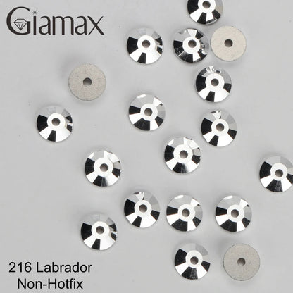 Giamax Purple Velvet Topaz Crystal Rhinestones - Flatback AB Sewing Stones for Garments, Clothes & Bags