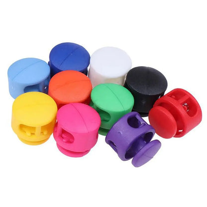 10Pcs Paracord Lanyard Cord Lock Stopper – Spring Toggle Clips for Backpacks, Sportswear, Shoelaces & Bags