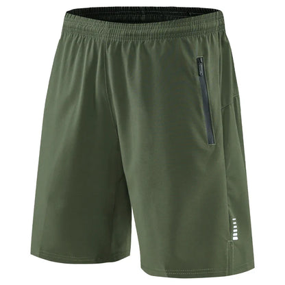 Men's Quick-Dry Running Shorts – Knee-Length Casual Fitness & Gym Training Shorts 2022