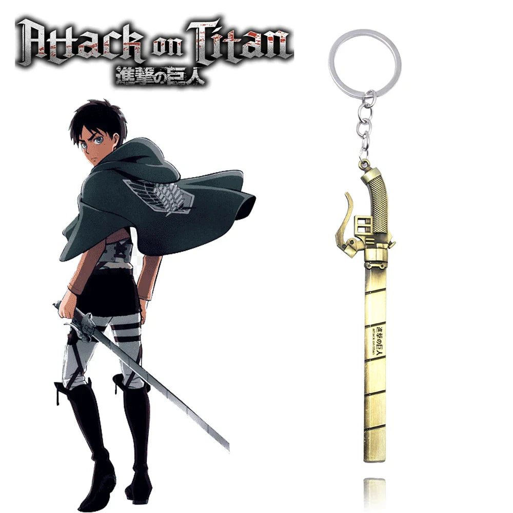 Anime Wings of Liberty Keychain – Scouting Legion Cosplay Pendant Keyring for Backpack Jewelry Gift for Women & Men