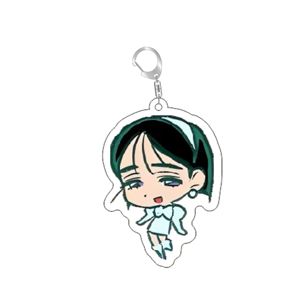 Popular Anime Alien Stage Chibi Keychains – Luka, Ivan, Till, Mizi, Hyuna & Sua Fan Gift Bag Accessories