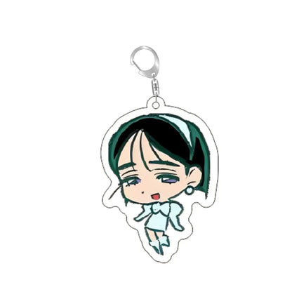 Popular Anime Alien Stage Chibi Keychains – Luka, Ivan, Till, Mizi, Hyuna & Sua Fan Gift Bag Accessories