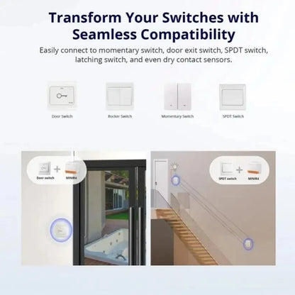 Sonoff Mini R4 Extreme WiFi Smart Switch - Two Way Remote Control Relay Module for Smart Home eWeLink App Alexa Google Assistant