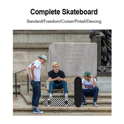 7 Layer Concave Skateboard – 31x8" Classic Trick Board for Adults, Kids & Teens