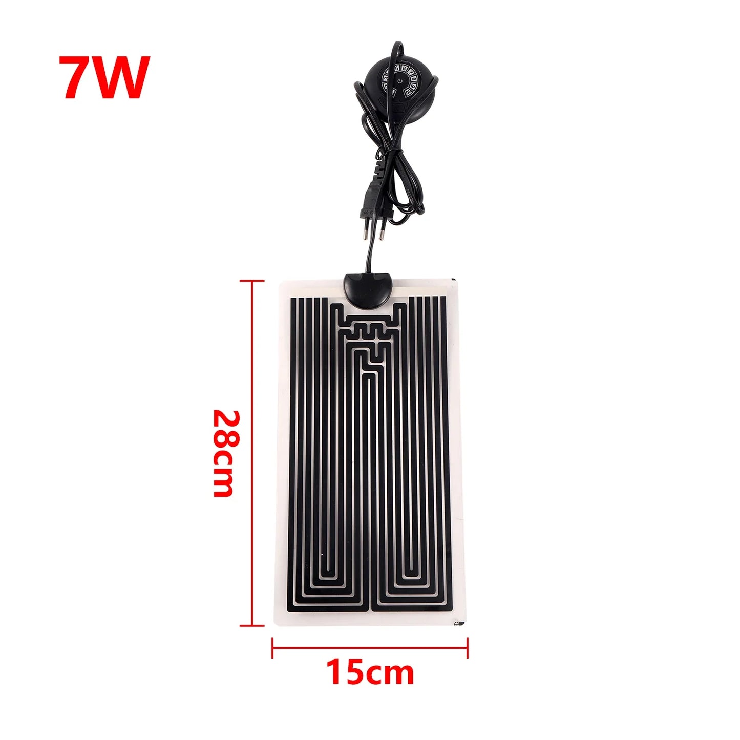 Adjustable 5-45W Reptile & Plant Heat Mat – Pet Heating Pad with Temperature Control