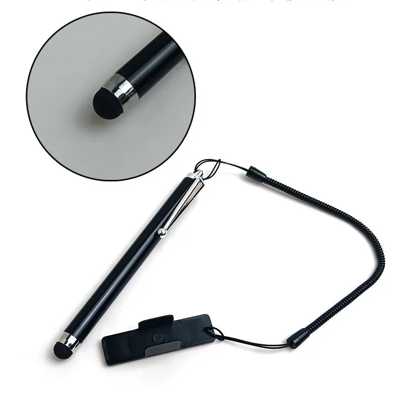 Motorcycle & Cycling Touch Pen – Universal Mobile Stylus with Spring Rope for Riding
