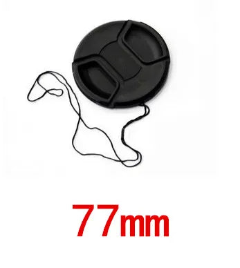 Camera Lens Cap Holder Cover — Fits Canon, Nikon, Sony, Olympus, Fuji, Lumix (37-95mm)
