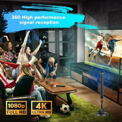 400+ Miles Long Range HD TV Antenna - Indoor & Outdoor Digital Antenna for Smart TV Local Channels
