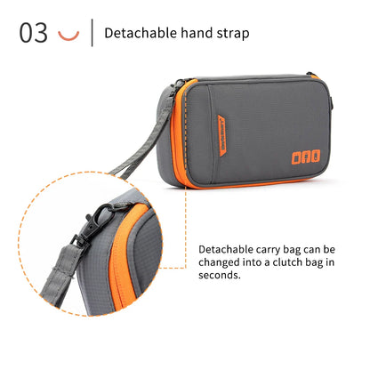 Travel Essentials Cable Organizer Bag – Compact Storage for Chargers, Cables & Accessories