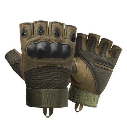 Tactical Motorcycle Gloves for Men & Women – Knuckle Protection, Full Finger Hunting, Shooting, & Cycling Bike Gloves