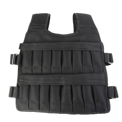 Adjustable Weight Training Vest — 3/15/35kg Fitness Running Jacket for Workout & Jogging