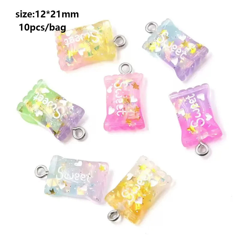 10Pcs Simulation Sunflower Charms 25/30mm for DIY Earrings, Necklace & Jewelry Making Accessories