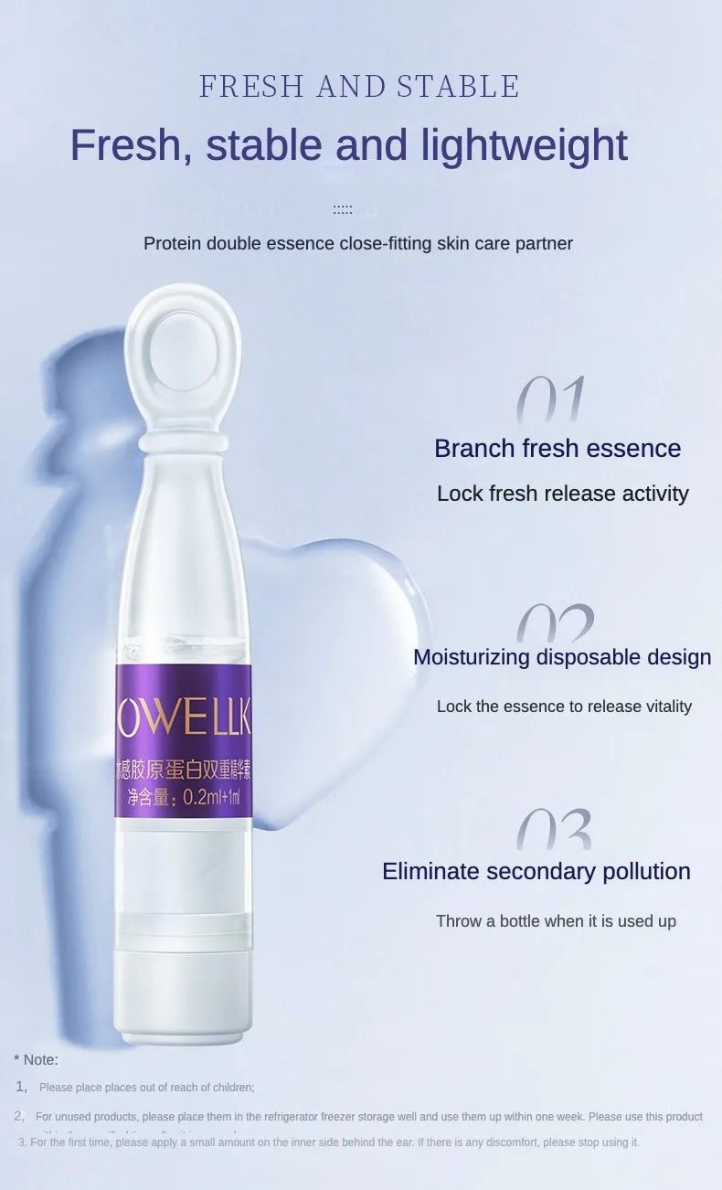 Collagen Ceramide Serum 30pcs – Hyaluronic Acid Anti-Aging Whitening Repair Skin Care Set
