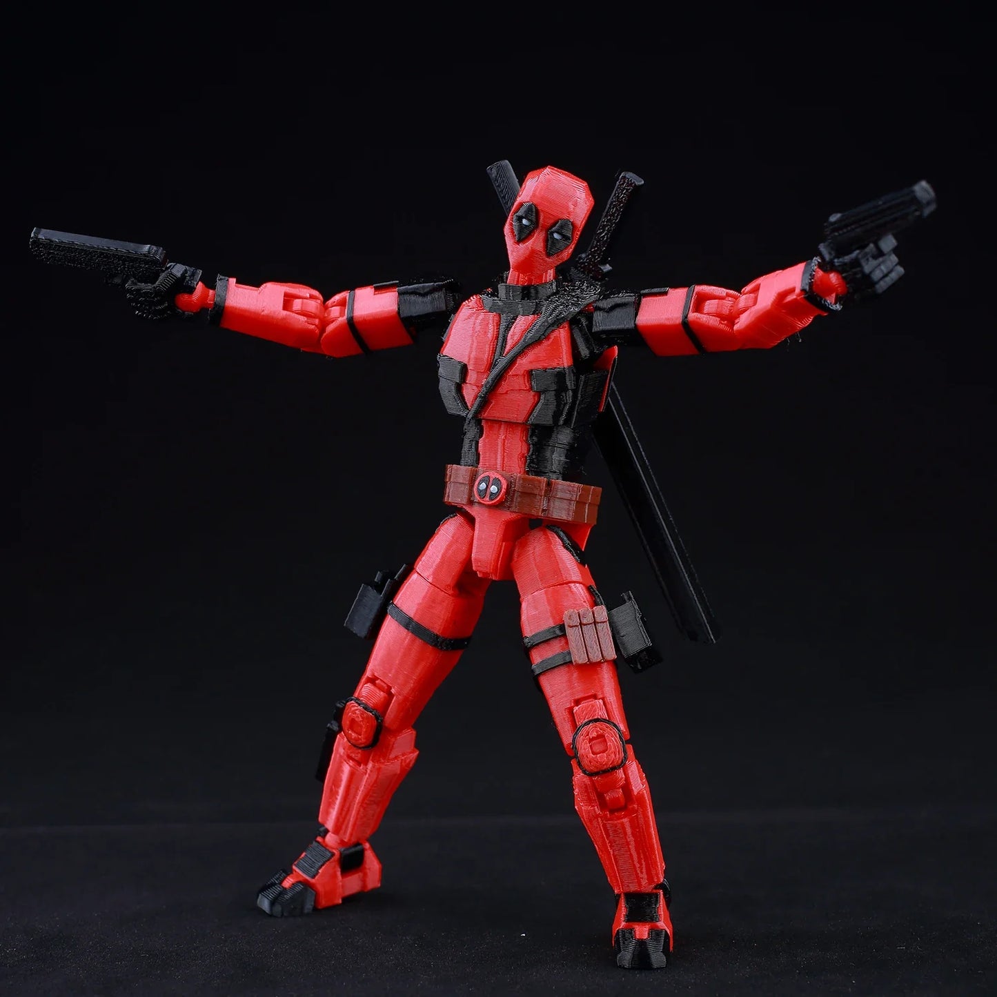 9L3D Lucky13 T13 Action Figures — 3D Printed Deadpool, Wolverine, Batman, Spider-Man & Venom Anime Model Toys, Collectible Gift