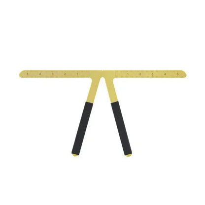Metal Eyebrow Tattoo Stencil Ruler – Microblading Positioning & Permanent Makeup Measuring Template