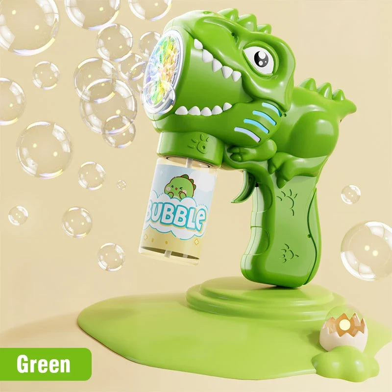 Kids Bubble Gun Toy - Automatic Soap Bubble Blower for Outdoor Play & Parties