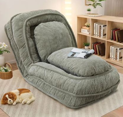 Bean Bag Chair – Convertible Sofa Bed for Adults & Pets, 5 Adjustable Positions, Lounge Chair for Bedroom & Living Room
