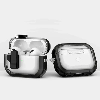 Security Lock Case for AirPods 1/2/3 & AirPods Pro 2 — Protective Headphone Cover & Coque