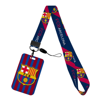 Spain Football Team Lanyard – ID Card Holder, Badge Case & Neck Strap Gift