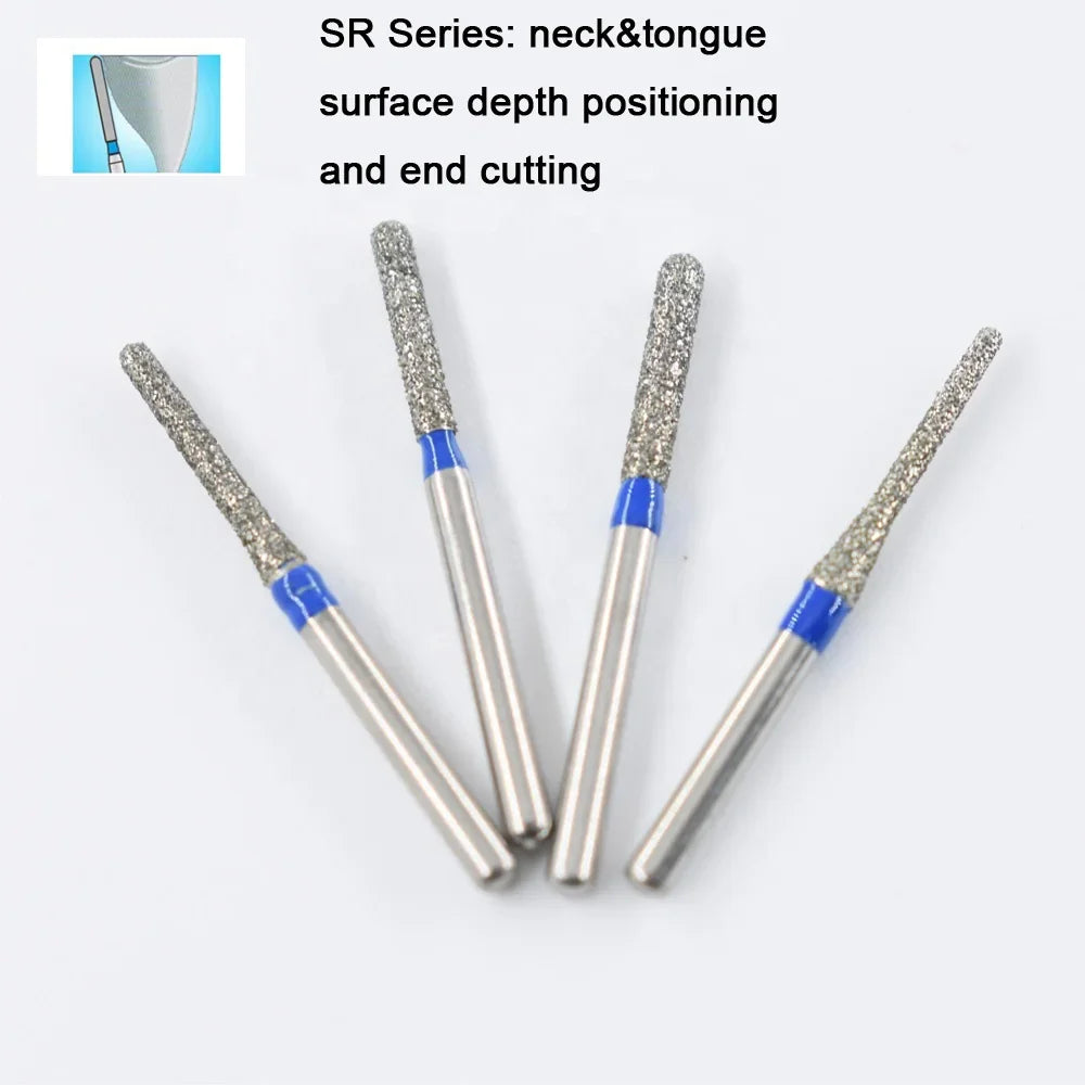 5pcs FG Dia 1.6mm Dental Drills – High-Speed Handpiece Diamond Burs for Teeth Whitening