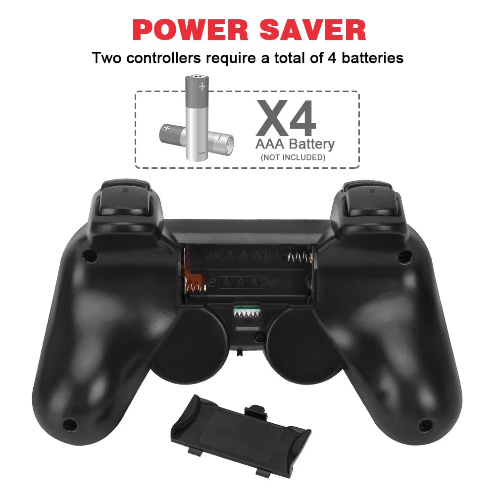 GD10 Plus 4K Game Stick Console – 256G, 58,000 Games, Dual 2.4G Wireless Controllers for N64/PSP/PS1/GBA