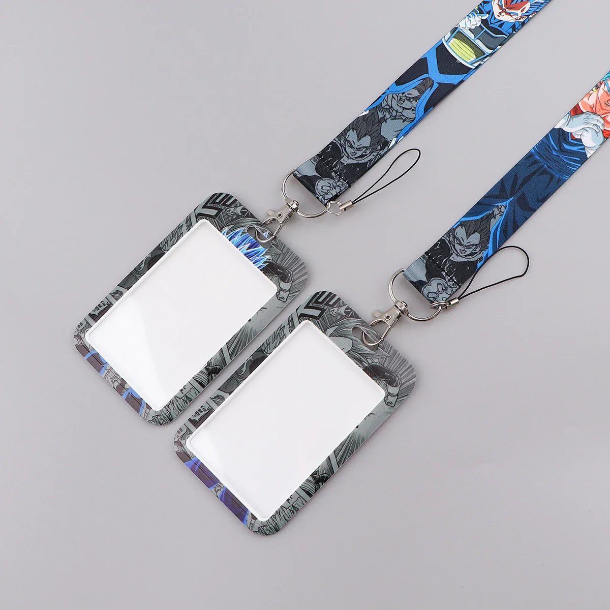 Anime Character Strap Lanyard – Keychain, ID Card Badge Holder, DIY Keyring Accessories for Cosplay Gifts